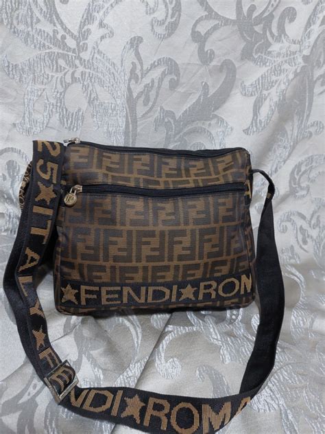 fendi vintage sling bag|pre owned Fendi bags.